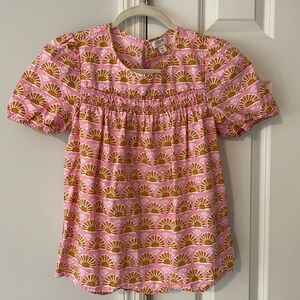 J.Crew Blockprint Shirt Sz XS